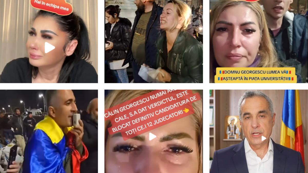 Reactia fanilor lui Georgescu la aflarea vestii ca nu mai poate candida Oana Zavoranu a plans live pe TikTok contracost
