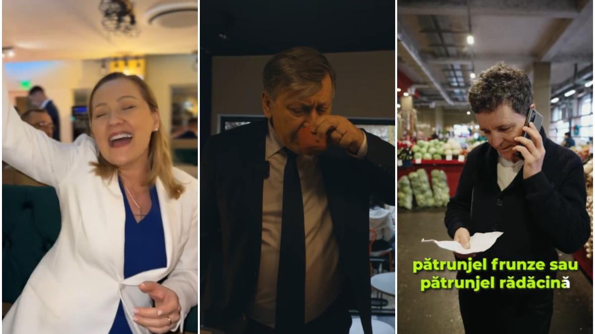 Batalia candidatilor pe TikTok Elena Lasconi canta Crin Antonescu savureaza cafea Nicusor Dan la piata trimis de sotie
