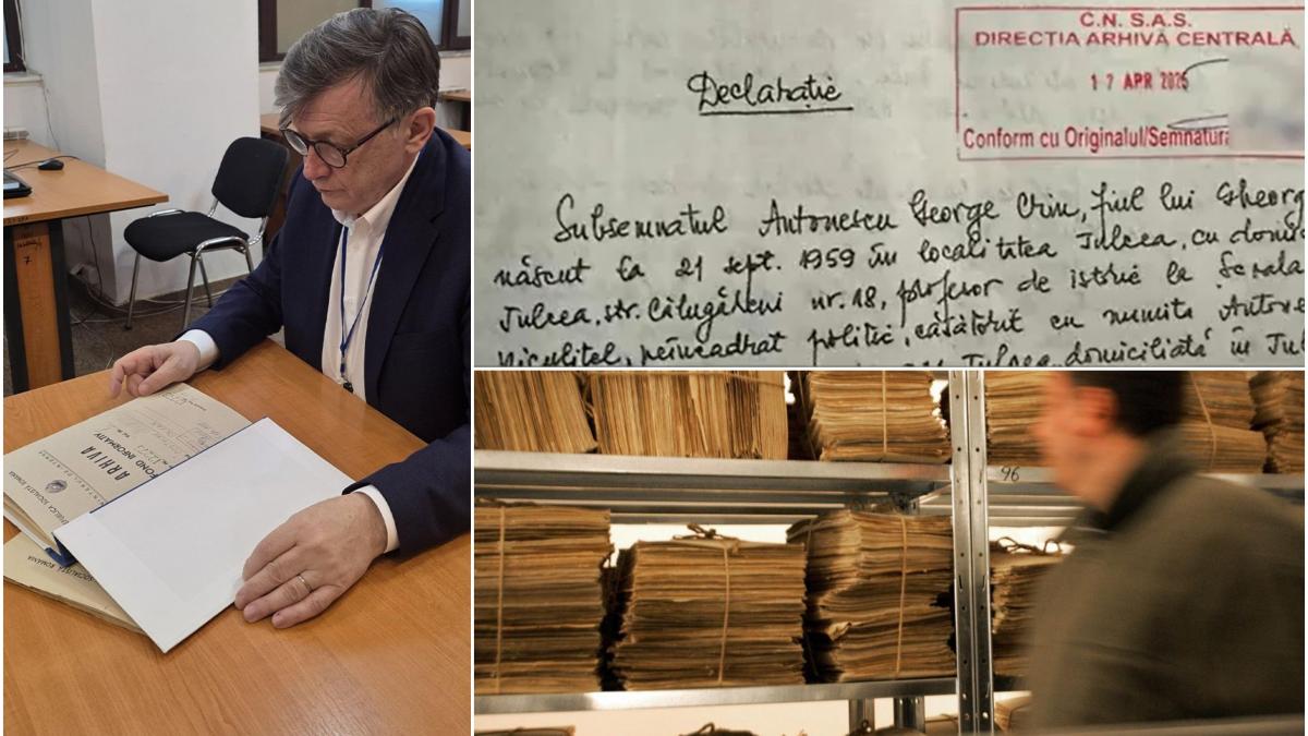 Cum arata declaratia lui Crin Antonescu la Securitate