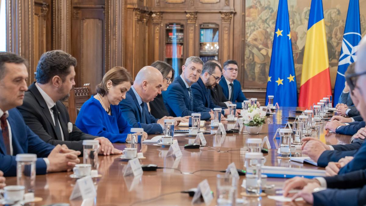 Ilie Bolojan s a intalnit cu europarlamentarii la Cotroceni