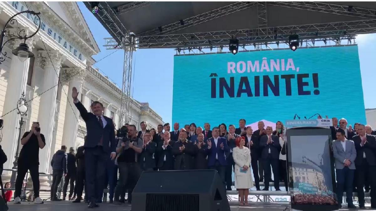 Primul miting electoral al coalitiei la Craiova Crin Antonescu Dusmanul meu sunt saracia boala