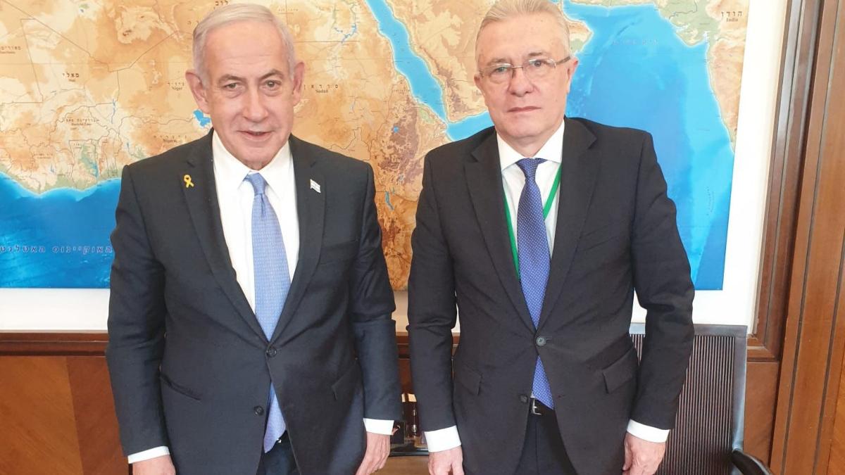 Cristian Diaconescu s a intalnit oficial cu Netanyahu Relatia Romania Israel ramane solida
