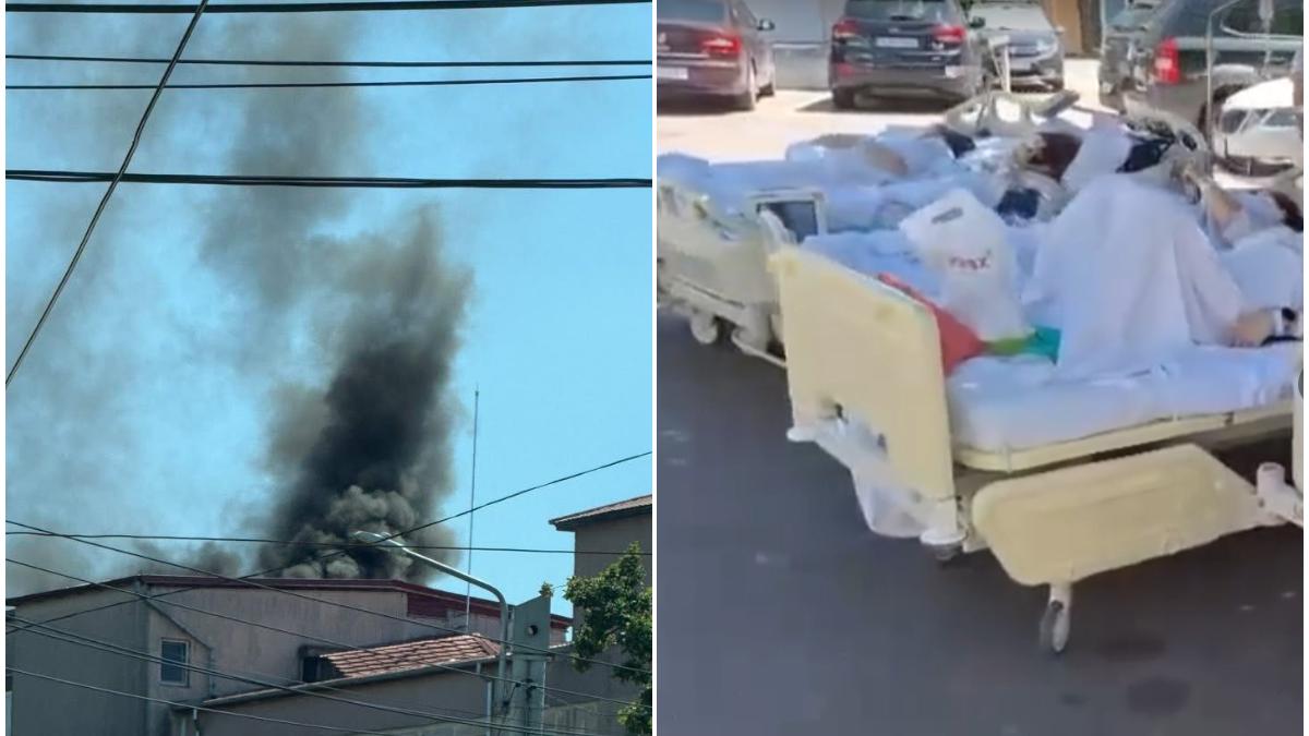 Incendiu la Maternitatea Cuza Voda din Iasi