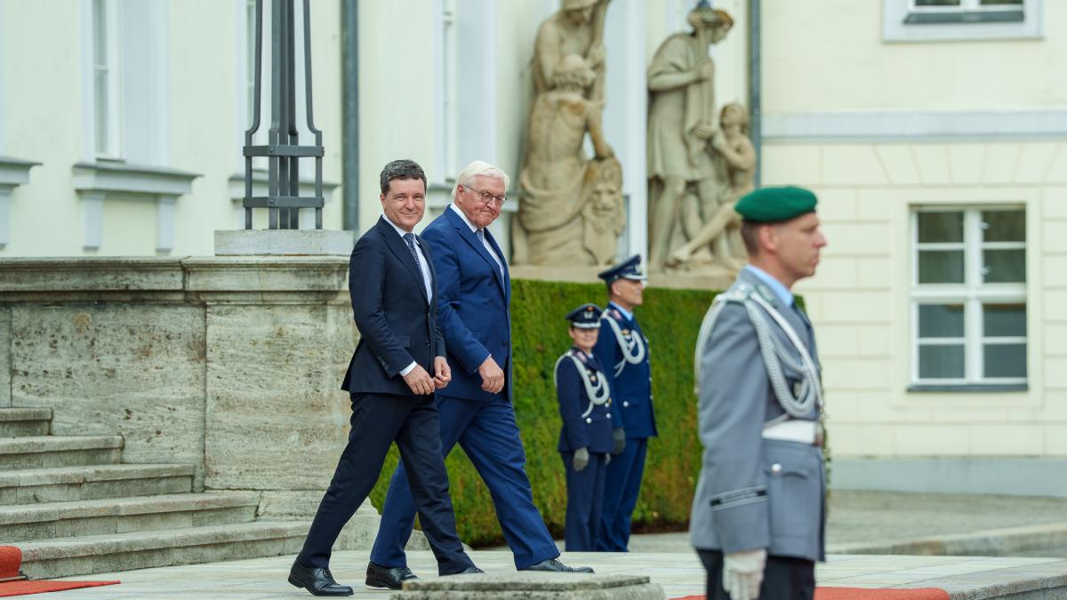 Presedintele Nicusor Dan intalnire cu cancelarul Friedrich Merz