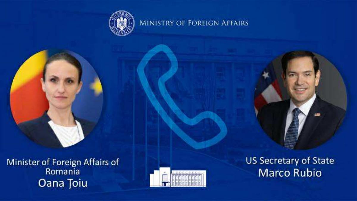 Marco Rubio a discutat cu Oana Toiu despre aparare energie si vize