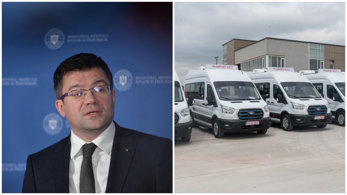 Mega tun cu microbuze scolare firma PNL vinde masini scumpe