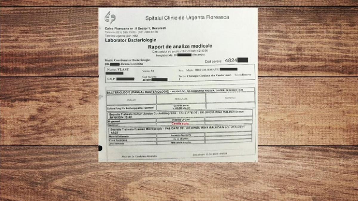 Noi informatii despre infeciile de la Spitalul Floreasca