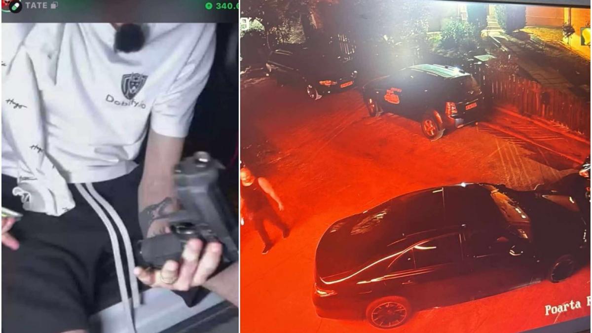 Barbat cu arm de airsoft retinut de politie in Bucuresti