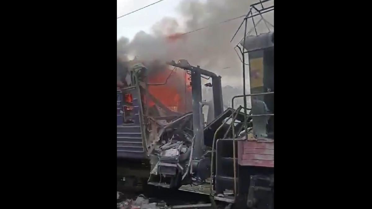 Tren ucrainean atacat de drona rusa spune Zelenski