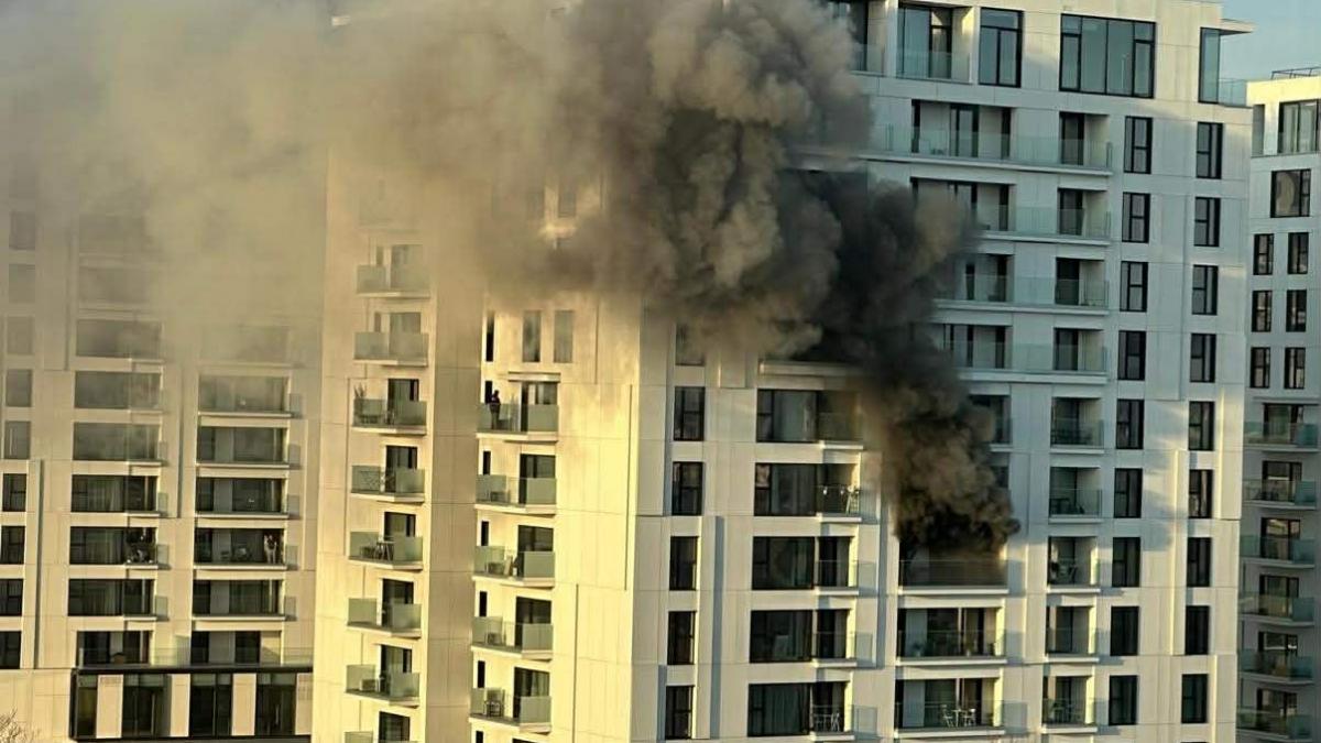 Incendiu la bloc in Bucuresti sase persoane spitalizate