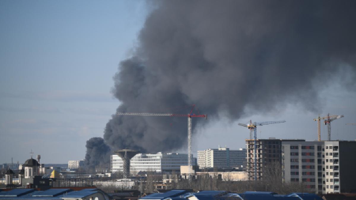 Directia de Mediu a trimis echipamente pentru incendiu