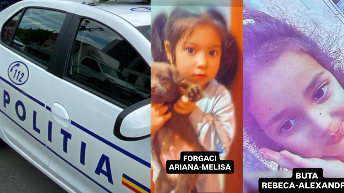 Le ati vazut Politia cere sprijinul romanilor pentru a le gasi pe Melisa si Rebeca fetitele de 4 ani