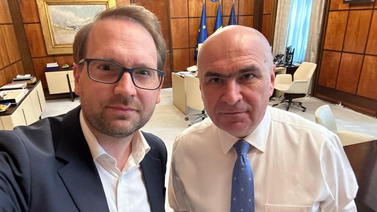 Dominic Fritz a postat un selfie cu Ilie Bolojan dupa intalnirea de la Cotroceni USR nu mai