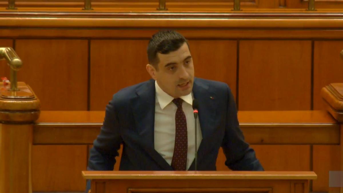 George Simion a declarat in discursul sau din Parlament ca AUR isi asuma o viitoare guvernare