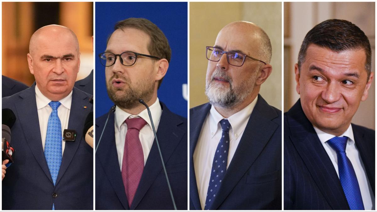 Grindeanu, Bolojan, Fritz și Kelemen au semnat acordul privind legea salarizării. Aceasta va intra în vigoare de la 1... 2 Grindeanu Bolojan Fritz si Kelemen au semnata acordul privind legea salarizarii Aceasta va intra in vigoare de la 1