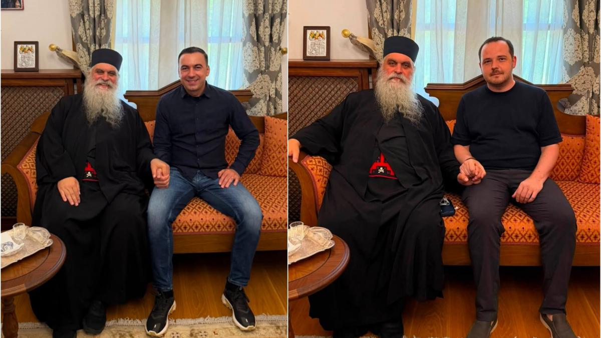 Bogdan Ivan si Alexandru Rogobete au facut o vizita impreuna la Muntele Athos Functiile trec dar binele