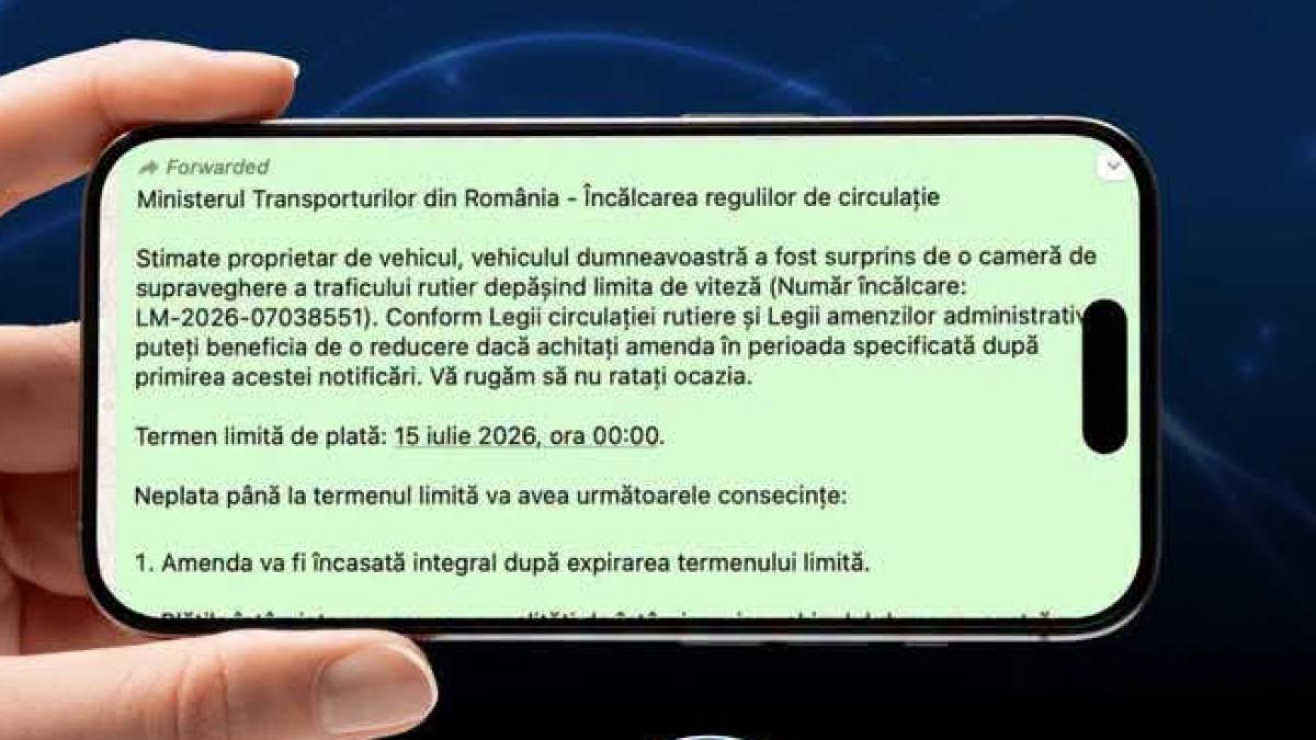 Radu Miruta ii sfatuieste pe oameni sa nu efectueze plati daca au receput mesaje cu amend nu de la