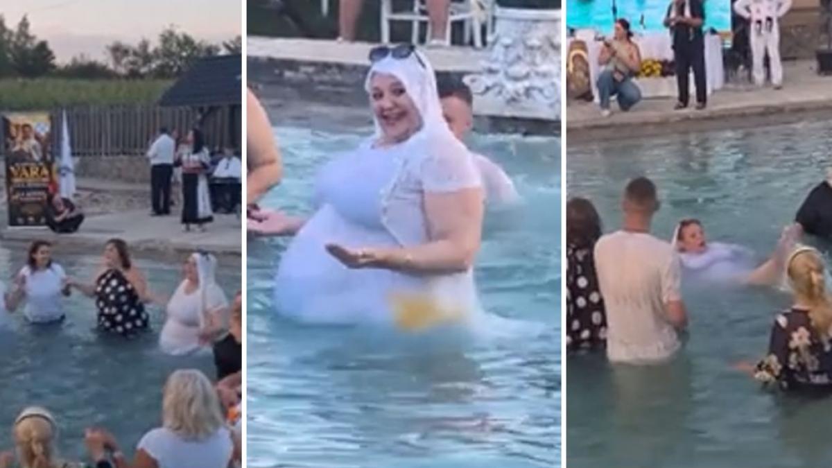 Diana Șoșoacă, spectacol neobișnuit la școala de vară SOS. A dansat îmbrăcată în piscină pe manele... 2 Diana Sosoaca spectacol neobisnuit la scoala de vara SOS A dansat imbracata in piscina pe manele