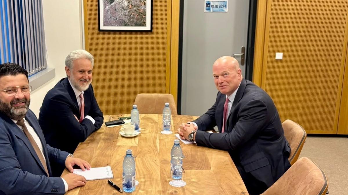 Marius Lazurca si Dan Neculaescu s au intalnit cu ambasadorul SUA la NATO O discutie importanta despre securitatea Marii Negre